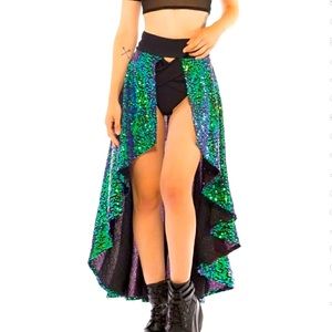 Little Black Diamond Calypso Skirt